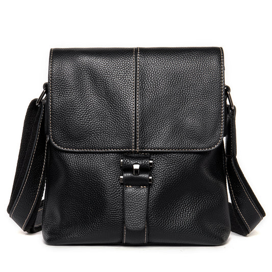 Men's Business First Layer Leather Retro Flip Men's Shoulder Bags