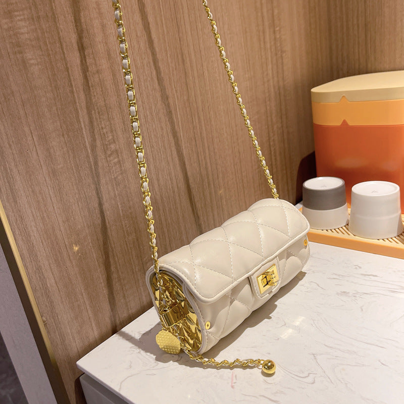 Women's Beautiful Rhombus Chain Round Fashion Crossbody Bags