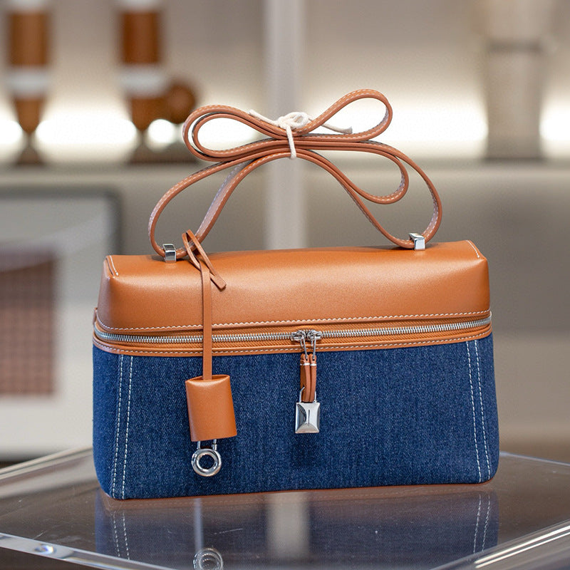 Women's Italy Lunch Box Fashion Underarm Shoulder Bags