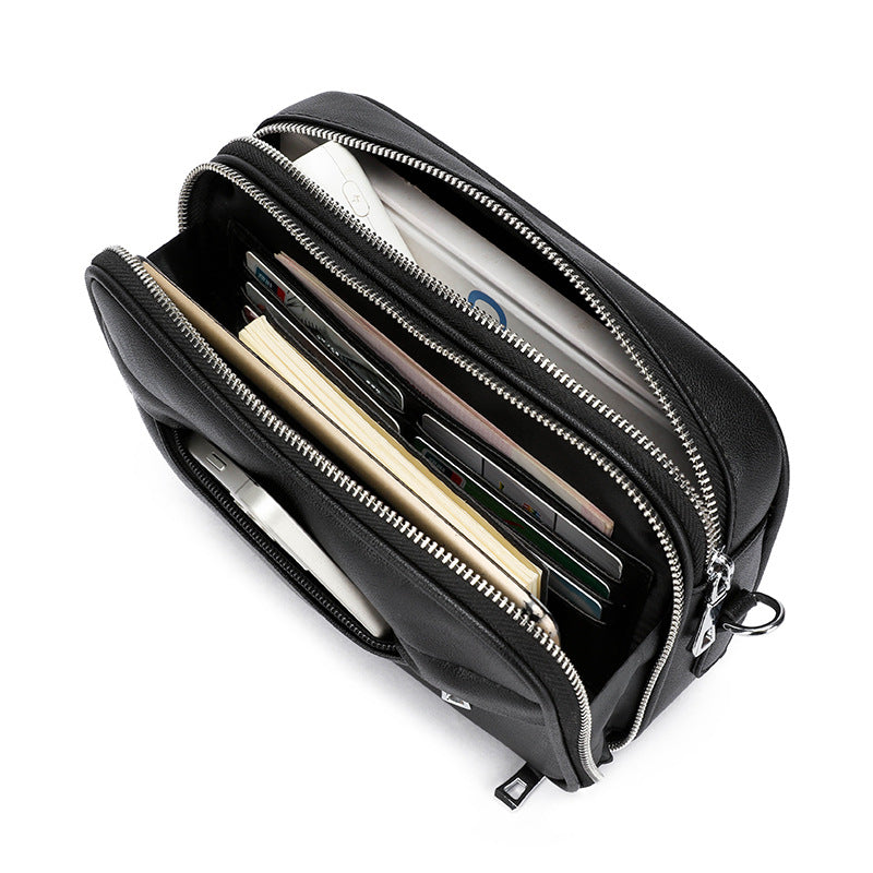 Men's Comfortable Creative Trendy High-grade Leather Men's Messenger Bags