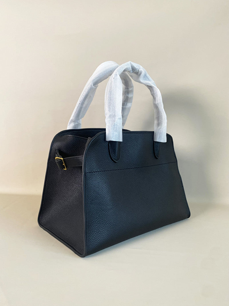 Charming Durable Classic Portable Cowhide Simple Handbags