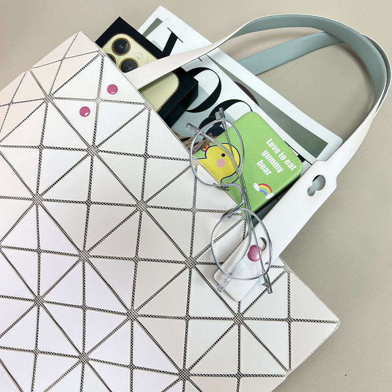 March Limited Order Color Nail Frosted Tote Bags