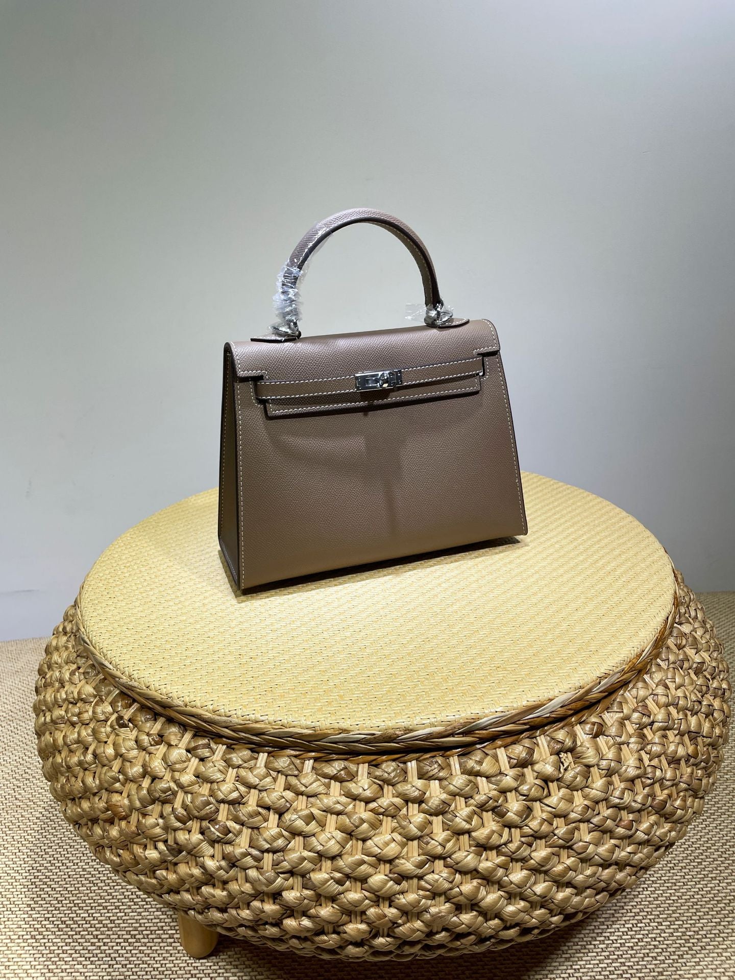 Vintage Kelly Palm Print Top Layer Bags