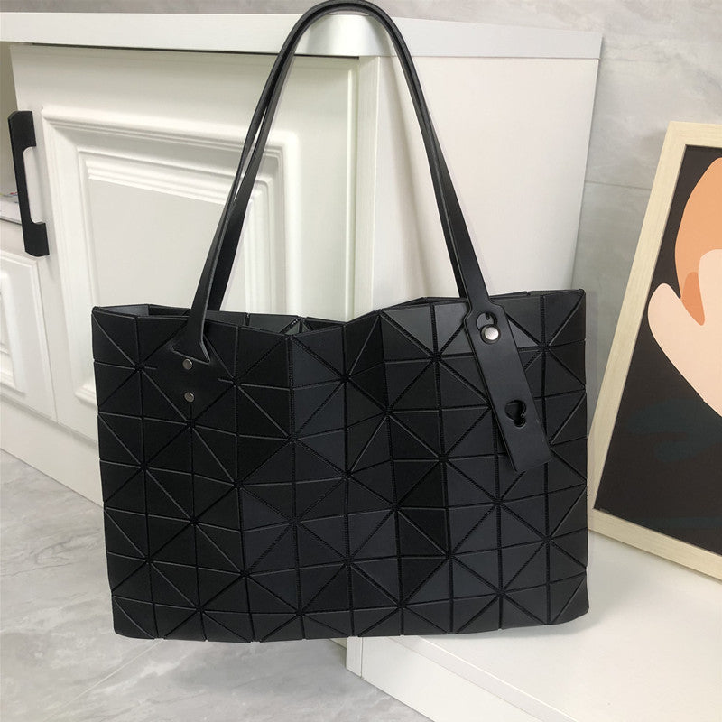 Women's Original Single Rhombus Frosted Rock One Lifetime Handbags