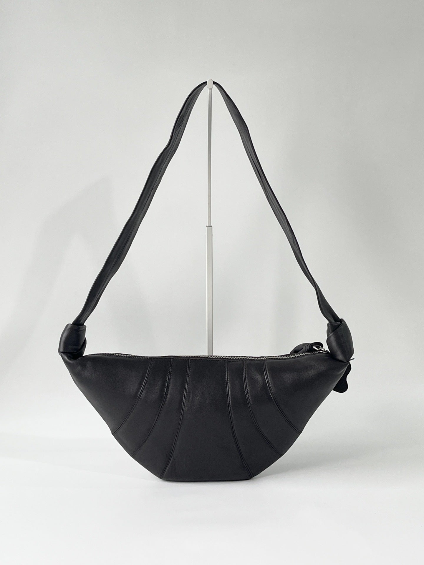 Croissant Soft Sheepskin Dumpling Genuine Leather Underarm Crossbody Bags
