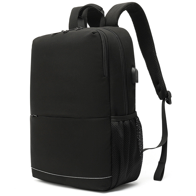 Men's Business Lightweight Computer Silk Screen Large Backpacks