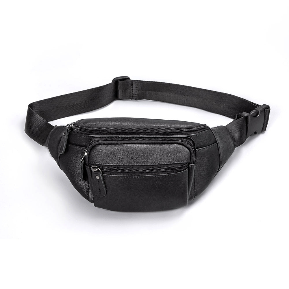 Leather Pocket Graphy Cycling Hiking Storage Men's Waist Packs