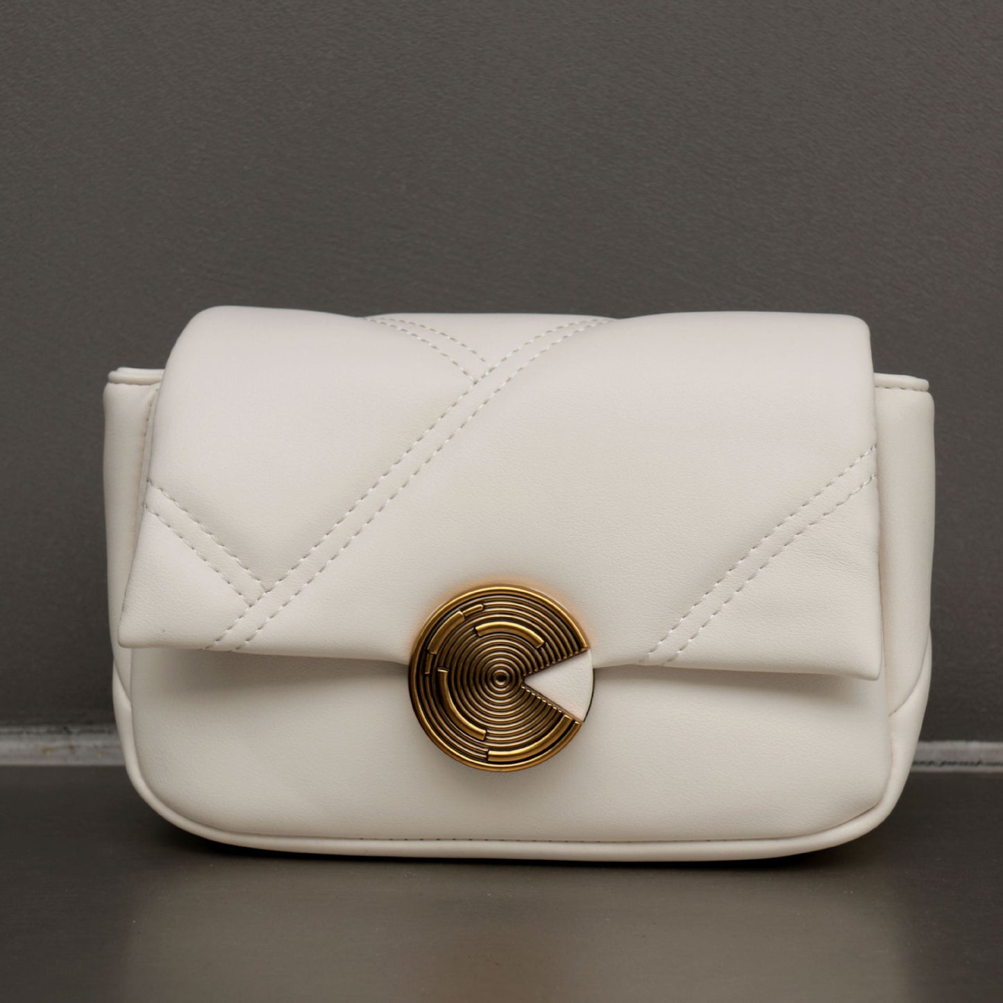 Women's Leather Rhombus Golden Balls Chain Mild Luxury Retro Fashion Shoulder Bags