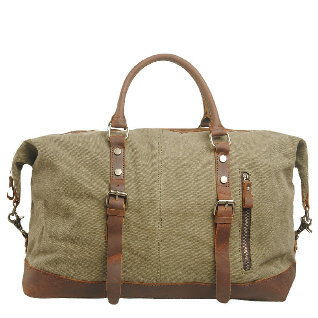 Men's Capacity Portable Canvas With First Layer Travel Bags