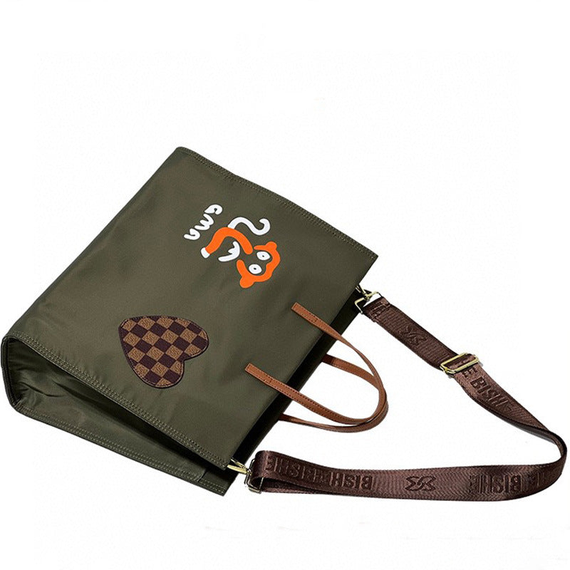 Women's Cloth Hand Shopping Fashion On One Tote Bags