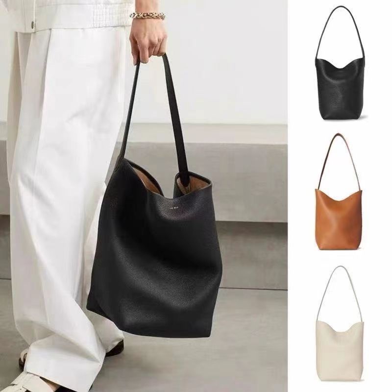 Women's Korean Commuter High-grade Big Soft Leather Shoulder Bags
