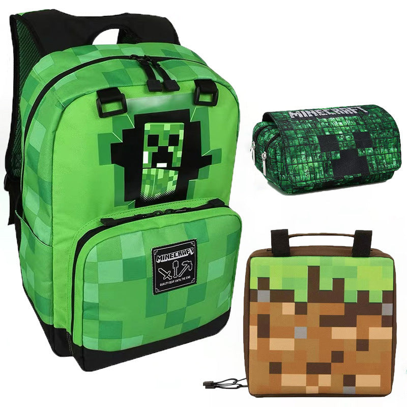 Male Primary Capacity Korean Version Cartoon Backpacks