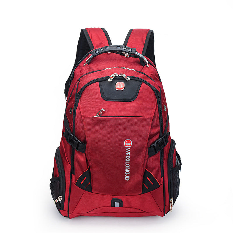 Men's Large Capacity Leisure Male College Spine Backpacks