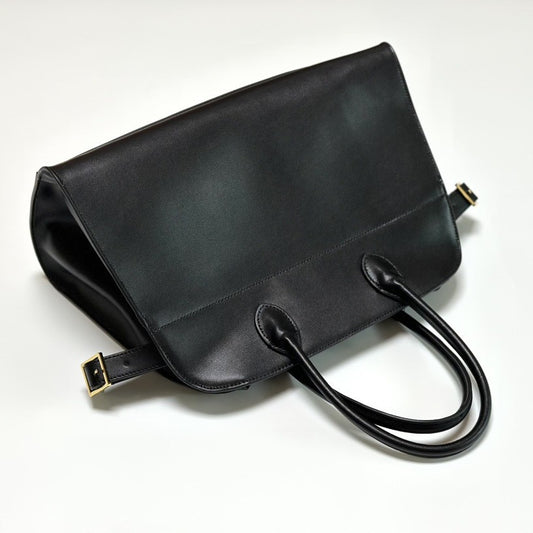 Cowhide Niche Advanced Sense Large Capacity Tote Bags