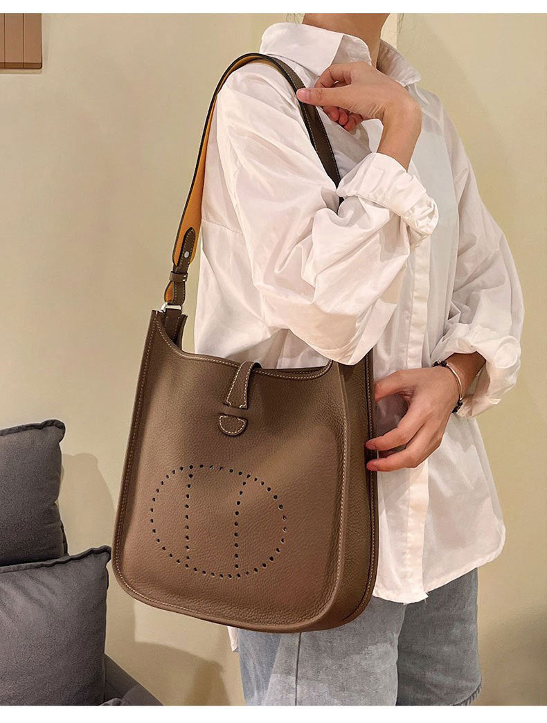 Women's Handmade Genuine Leather First Layer Cow Crossbody Bags