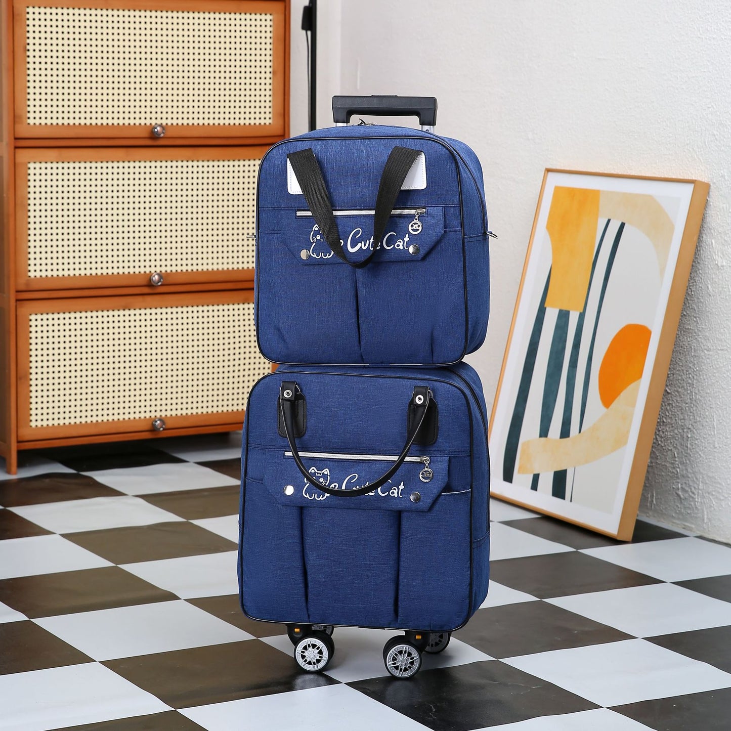 Creative Trendy Large Capacity Carry-on Folding Travel Bags