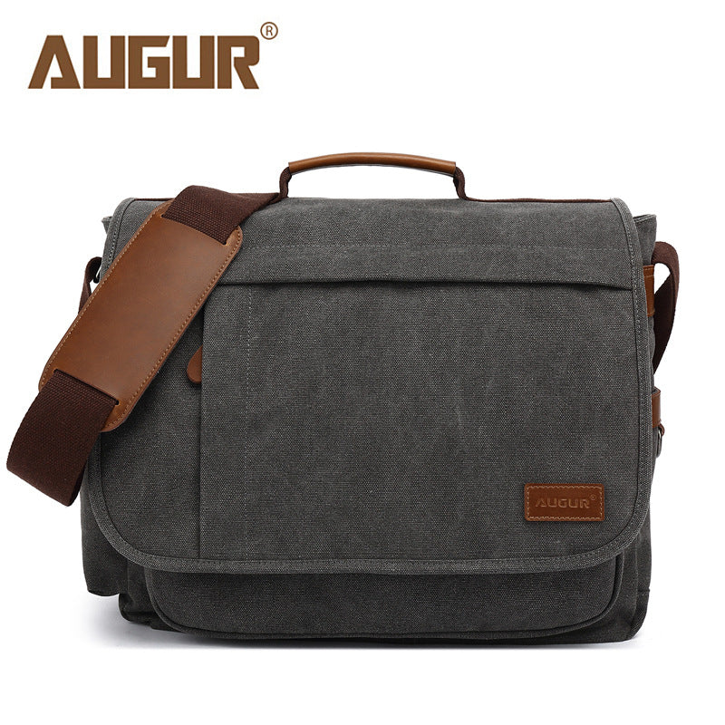 Men's Canvas Large Capacity Business Retro Electric Men's Messenger Bags