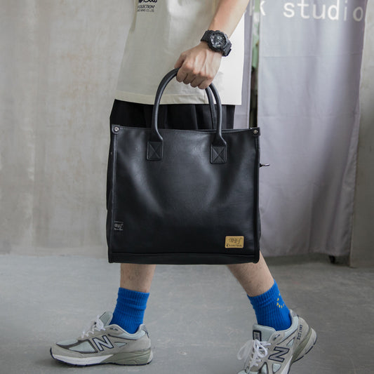 Men's Fashion Computer Retro Leather Large Capacity Men's Messenger Bags