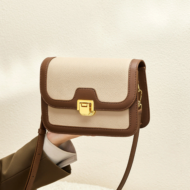 Women's Fashion Summer Genuine Leather Tofu Trendy Shoulder Bags