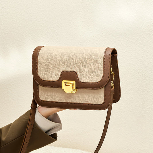 Women's Fashion Summer Genuine Leather Tofu Trendy Shoulder Bags