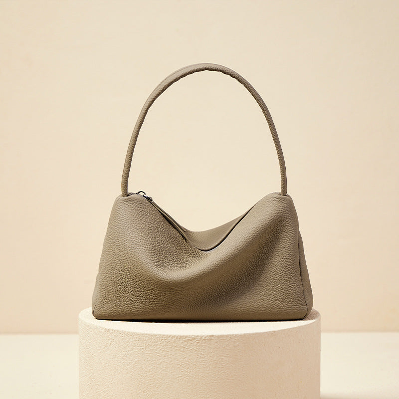 Women's Summer Baguette Underarm High Sense Genuine Shoulder Bags