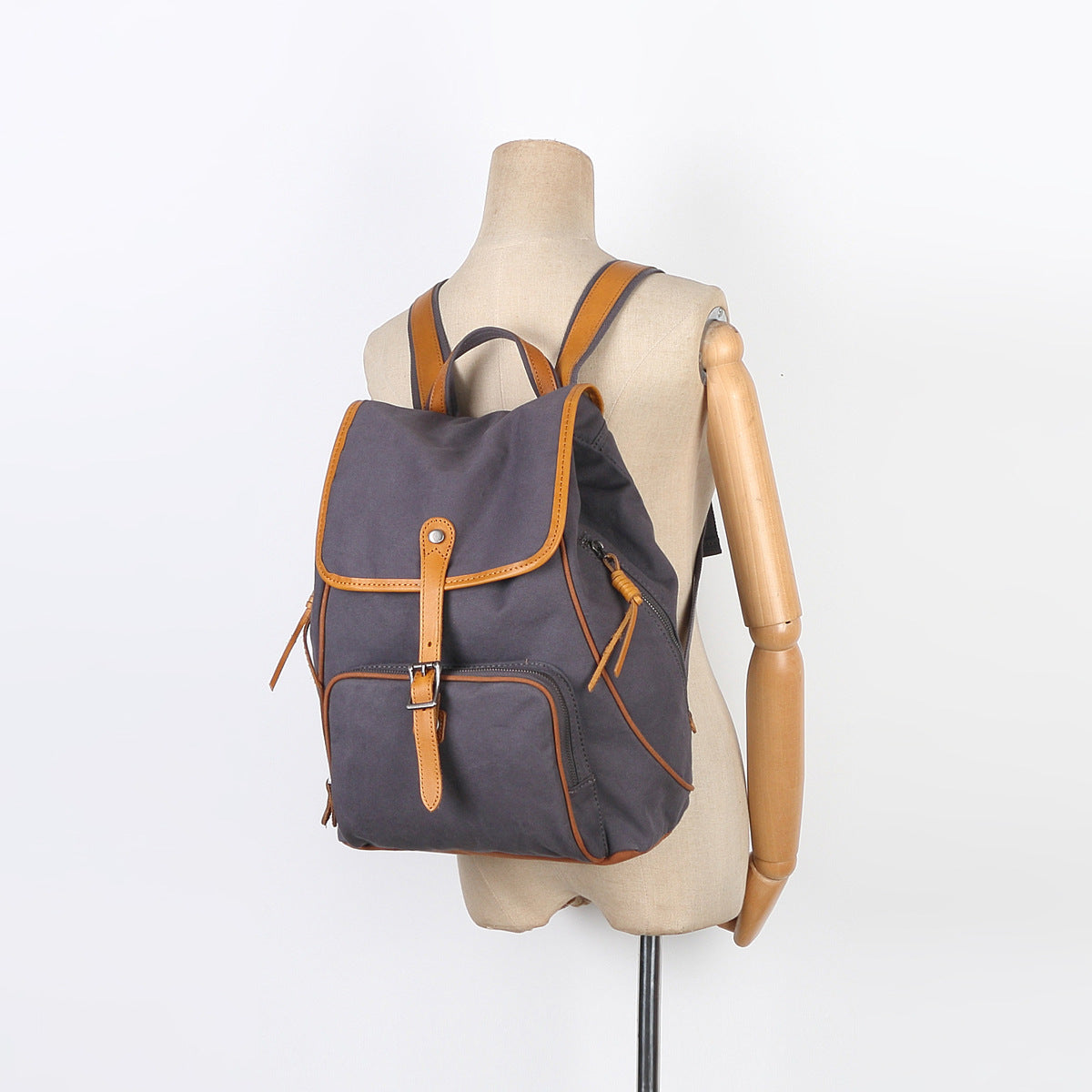Women's Niche Fashionable Large Capacity Canvas With Backpacks