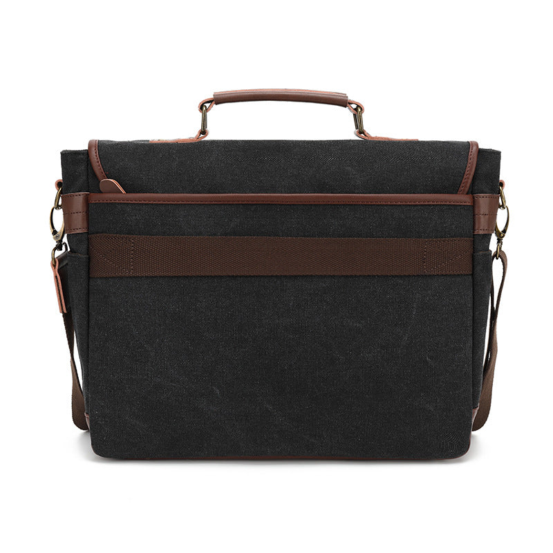 Men's Creative Trendy Canvas Portable Computer Bags