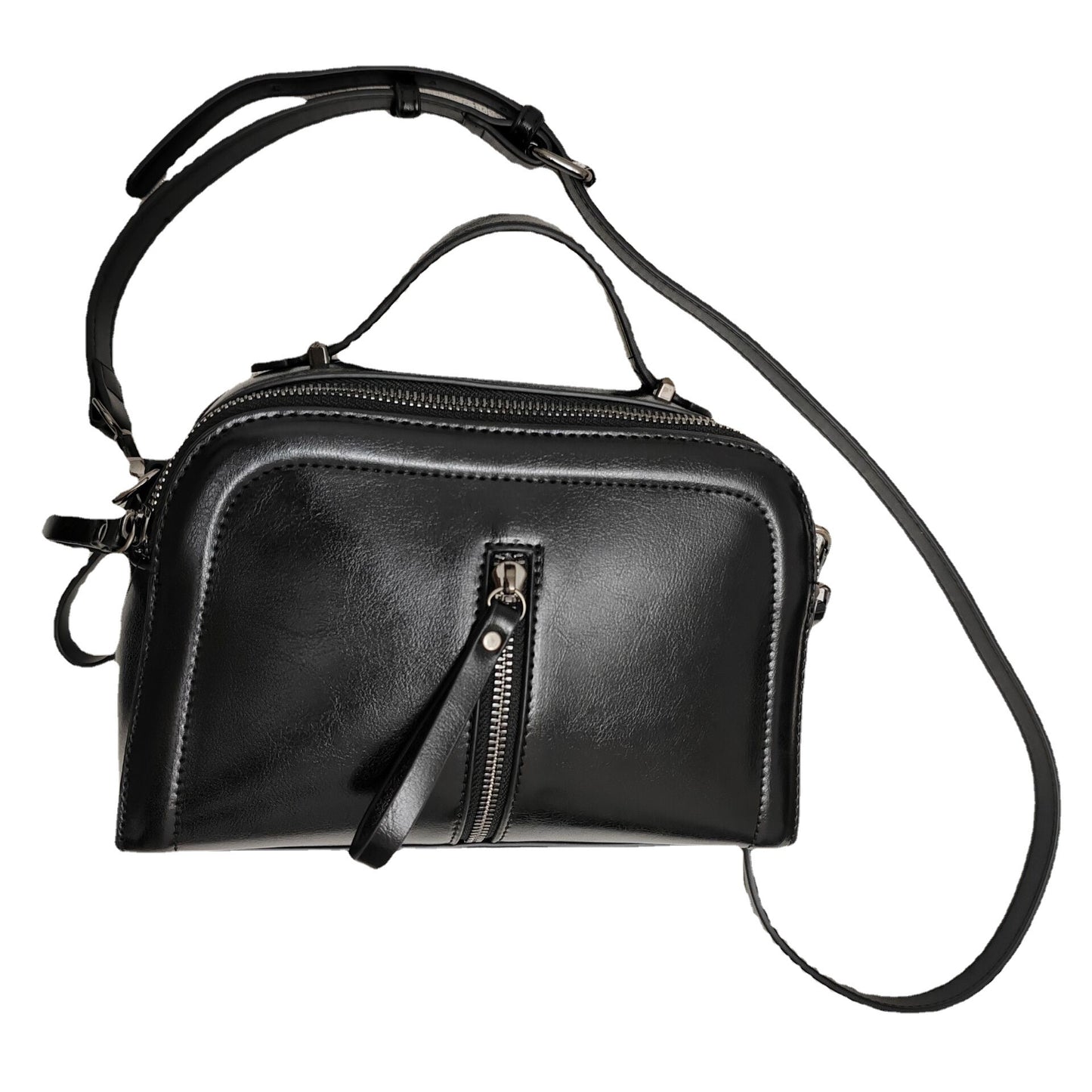 Women's Cowhide Wedding Underarm Boston High Sense Bags
