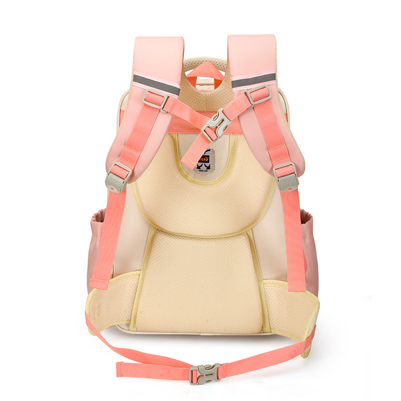Children's Primary Waterproof Oxford Cloth Spine Protection Elementary School Students' Schoolbags