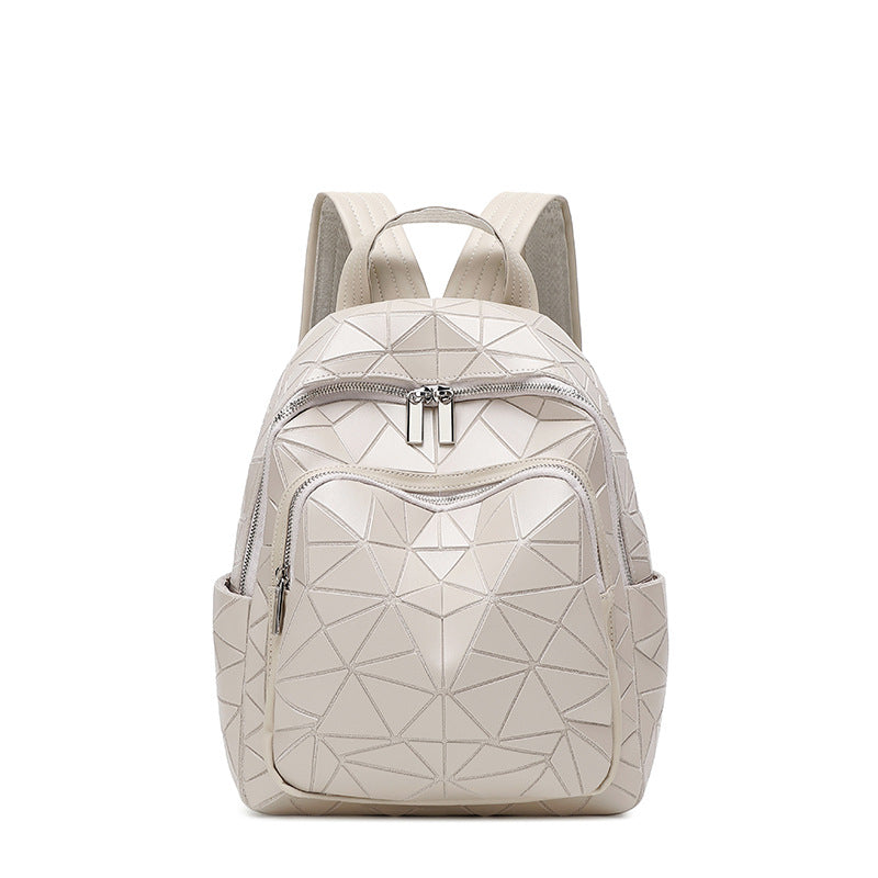 Women's Fashion Large Capacity Rhombus Sling Backpacks