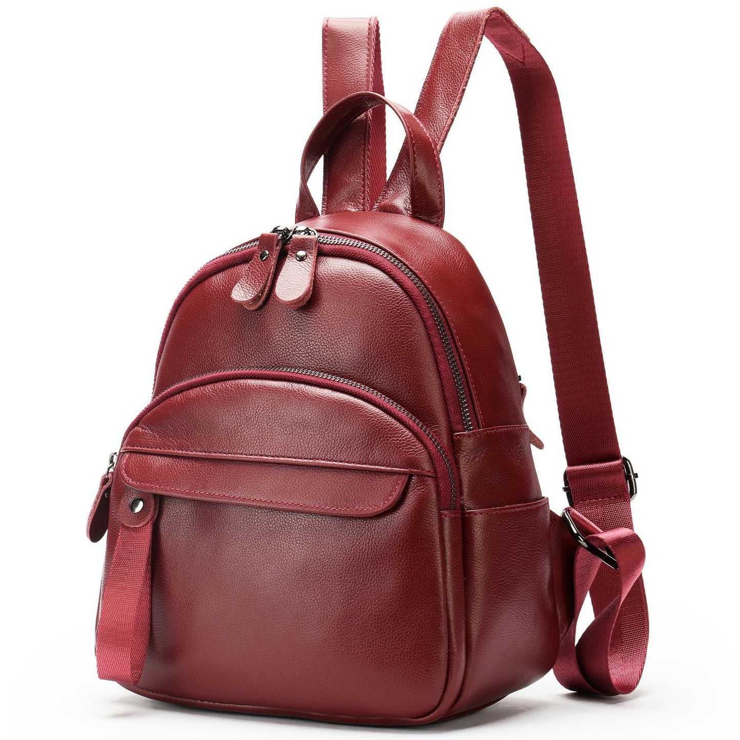 Women's Leather Fashion Cattlehide Light Luxury Backpacks