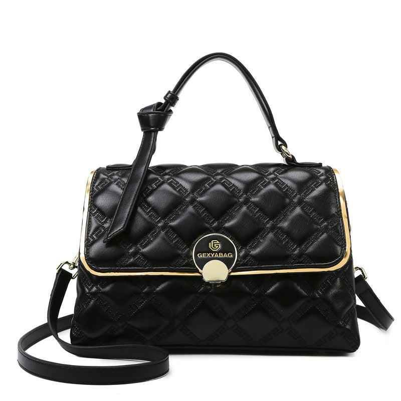 Women's Large Capacity Diamond Quilted Advanced Chic Handbags