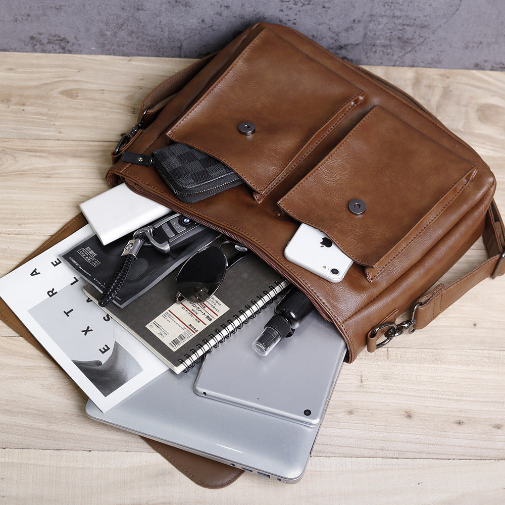 Men's Comfortable Trendy Fashion Business Retro Men's Briefcases