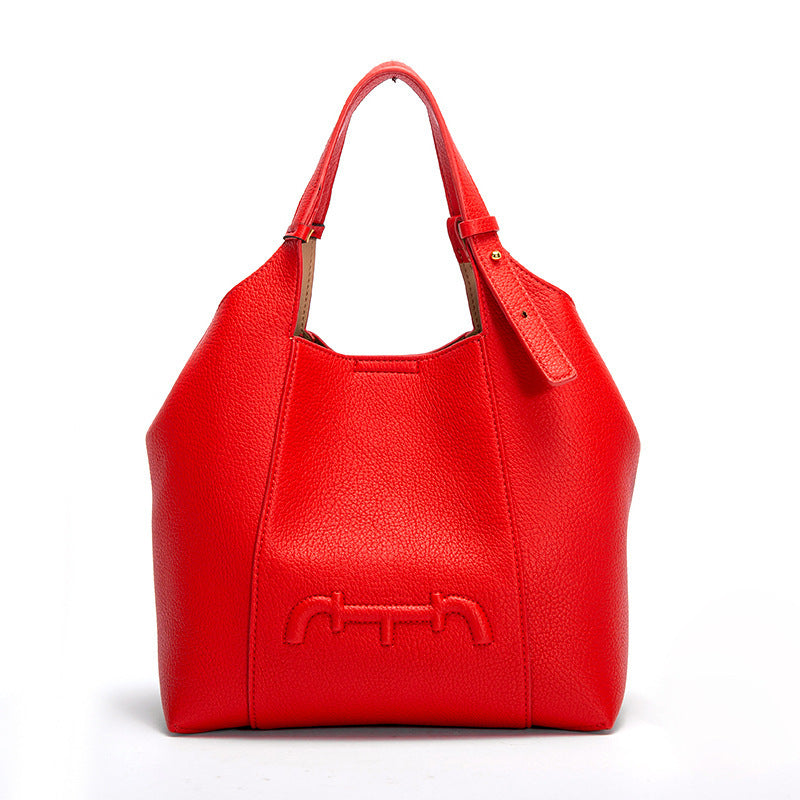 Women's Spring Simple Solid Color Design Fashion Shoulder Bags