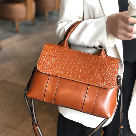 Women's Genuine Leather High-grade Fashion Mother Crossbody Bags