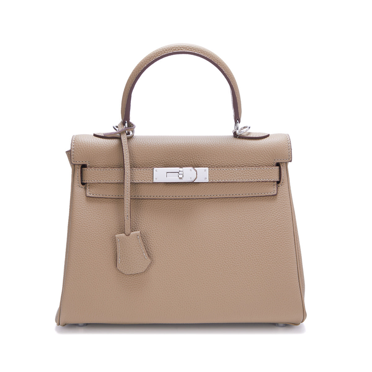 Women's First Layer Cowhide Kelly Sier Stylish Handbags