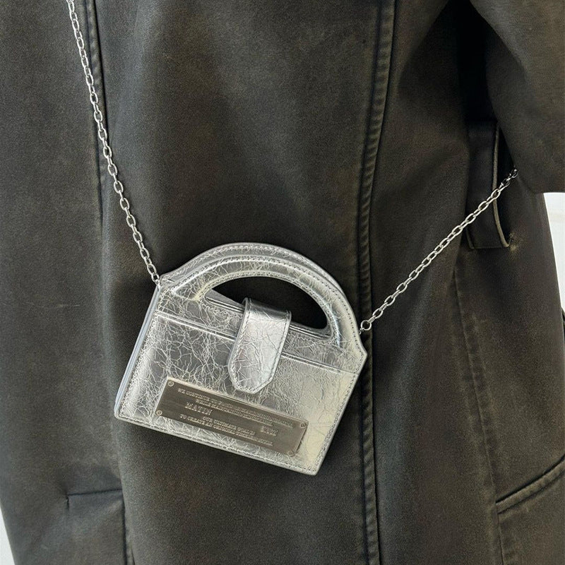 Women's Niche Fashion Mini Portable Chain Waste Small Square Bags