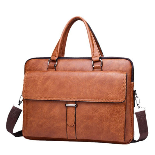 Men's Retro Portable Large Capacity Business Leisure Bags