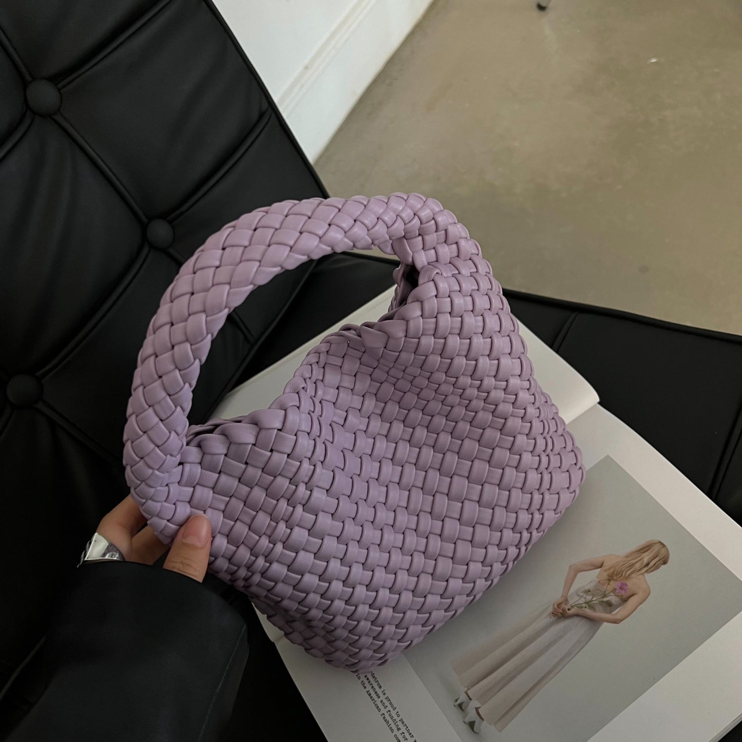 Women's Design Summer Hand-woven Mother Vegetable Basket Handbags