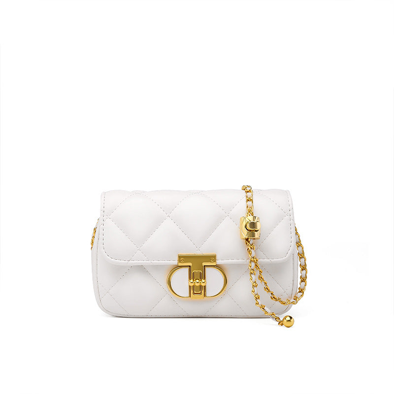 Women's Style Niche Underarm Date Commuter Diamond Pattern Simple Crossbody Bags