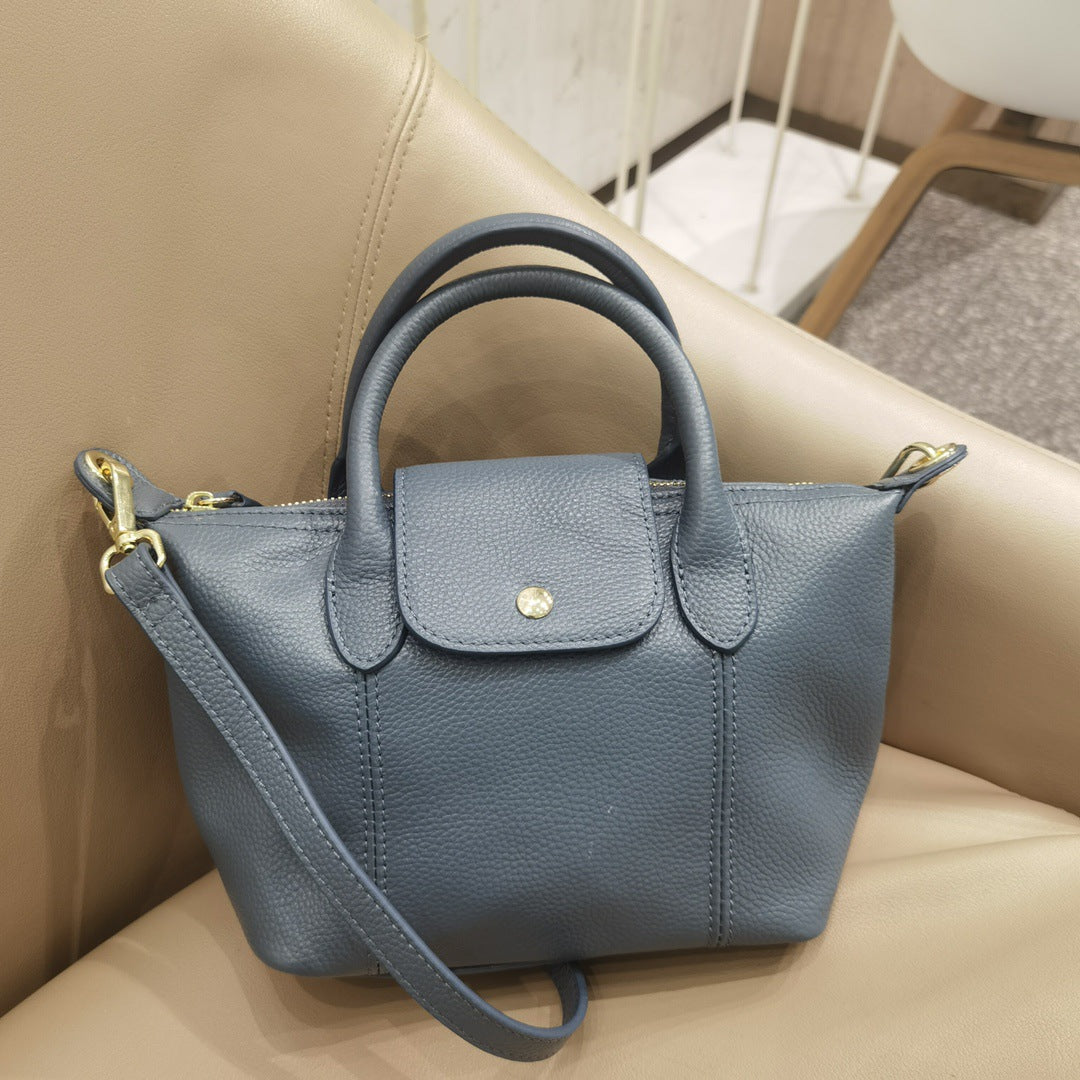 Women's Commute Soft Leather Dumpling Genuine Fashion Tote Bags