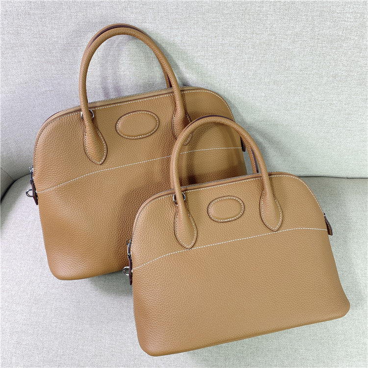 Women's First Layer Cowhide Bowling Shell Fashion Handbags
