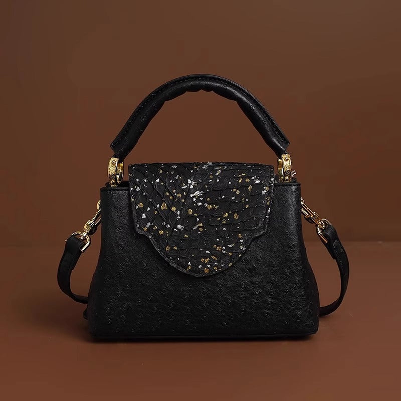 Women's Genuine Leather Crocodile Pattern High Quality Shoulder Bags