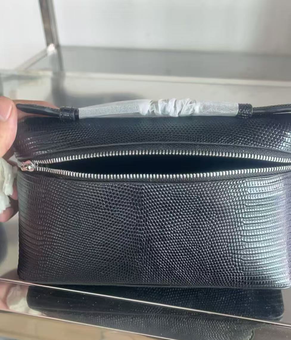 Women's Lunch Box Genuine Leather Portable For Bags