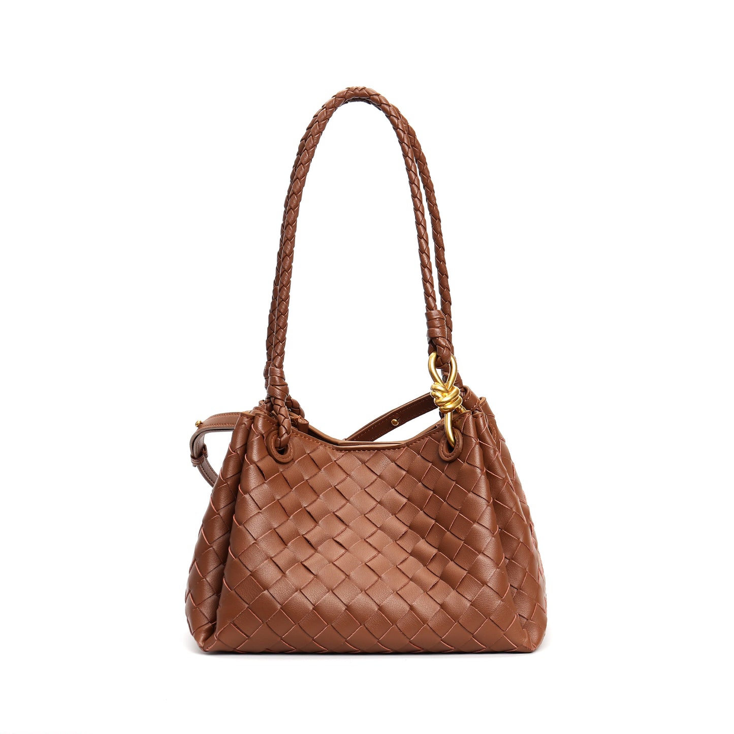 Parachute Knotted Hardware High Quality Leather Simple Shoulder Bags