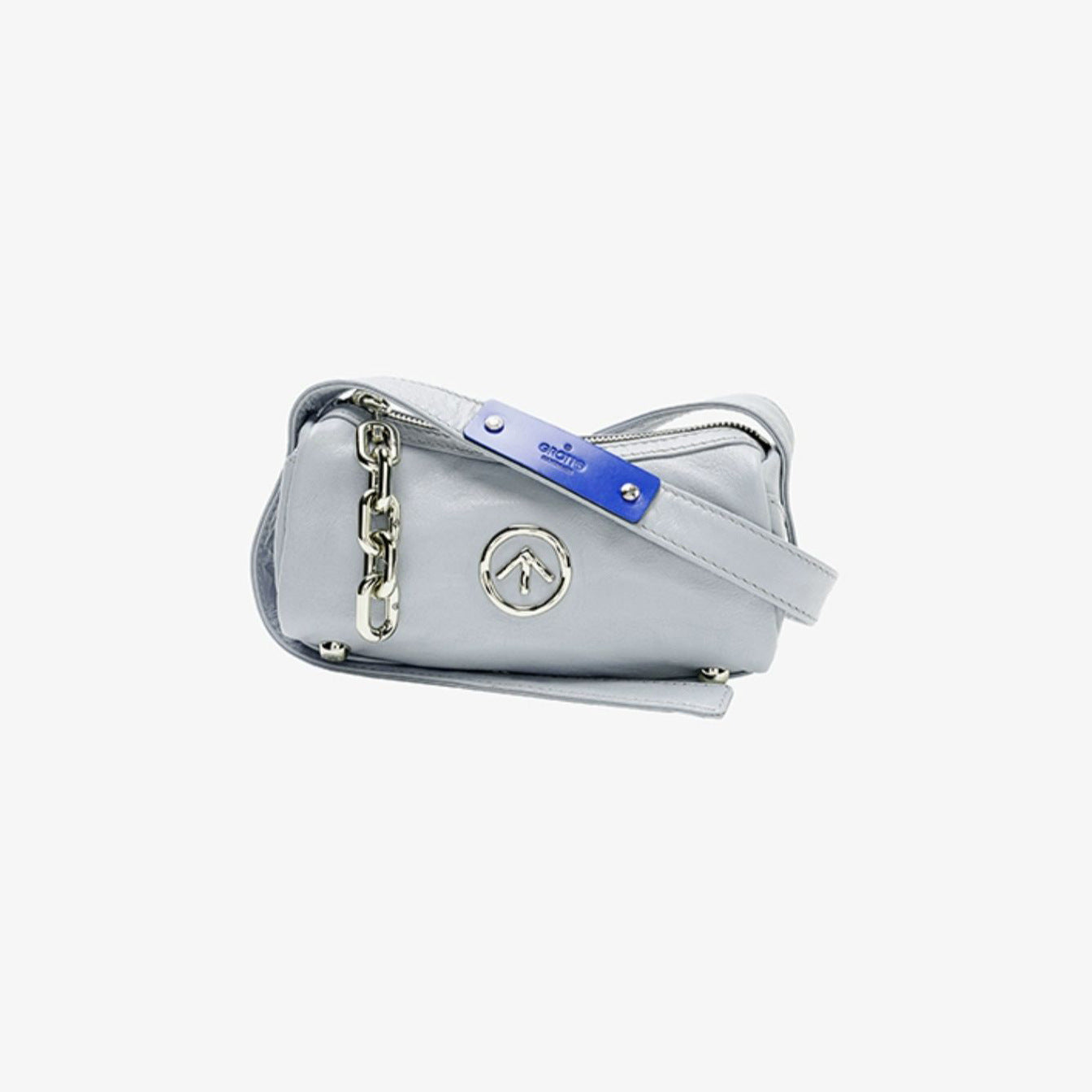 Women's & Men's & Black Stone Pleated Leather Soft Bags