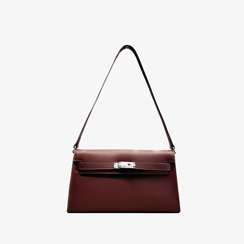 Women's Kelly Underarm High-grade Retro Portable Baguette Armpit Bags