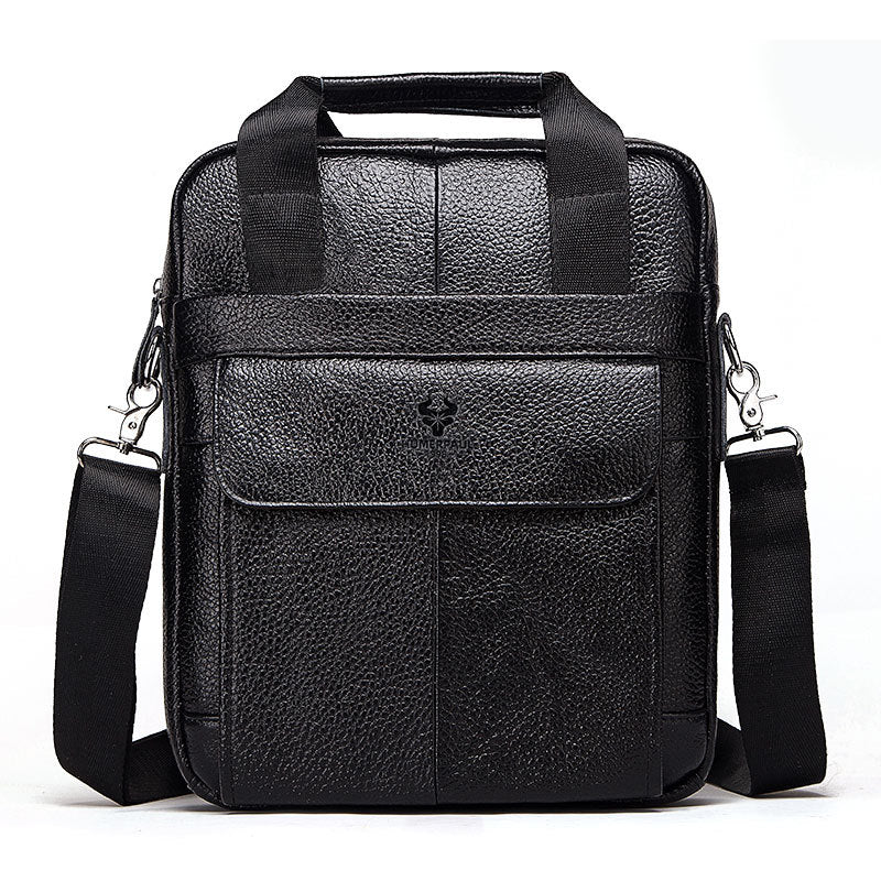 Men's Paul Business Commute Leather First Layer Men's Shoulder Bags