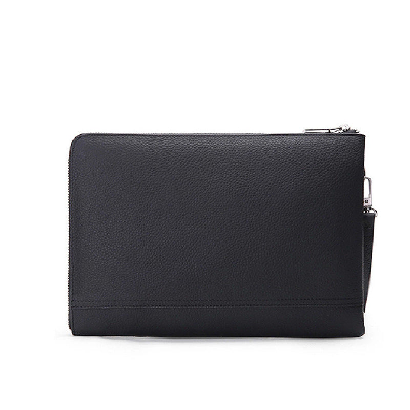 Men's Layer Cowhide Business Underarm Genuine Leather Men's Handbags