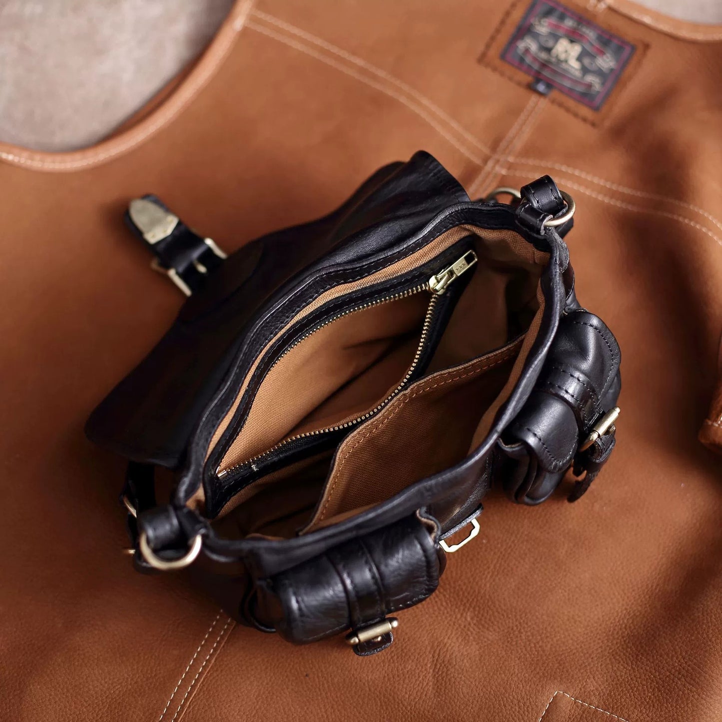 Women's Minority First Layer Cowhide Light Luxury Bags